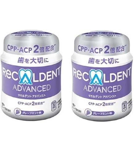 Amazon.co.jp: 歯科医院専用 リカルデントガム グレープミント味 140g