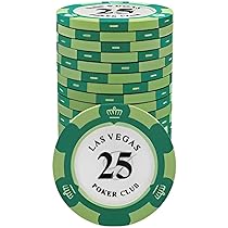 Amazon | ラスベガスカジノチップ ポーカーチップ バカラチップ数字