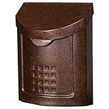 ソーラーグループmbk694ac Lockhart Cityメールボックス、ロック、Aged銅スチール14.2 X 11.1 X 5.5-in。 1 ブラウン MBK694AC 1