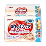 【お徳用 3 セット】 ピジョン おしりナップ やわらか厚手仕上げ 詰めかえ用 80枚入×6個パック×3セット