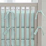 Carousel Designs Solid Seafoam Aqua Crib Bumper by Carousel Designs