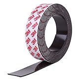 [スプレンノ] マグネットシート マグネットテープ 粘着テープ 幅3cm×長さ3メートル 強力 粘着付き 3M ゴム磁石 (30mm)