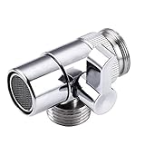 蛇口シンクvalve-polishedクロム真鍮シンクバルブ切替弁キッチン、ハンドヘルドヘッドまたはバスルームシンク蛇口交換パーツ蛇口にのホースの蛇口スプリッタアダプタスプリッタパーツm22 X m2