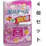 天然にこだわった虫よけ成分　虫コナーズ　リキッドタイプ　１８０日用　ローズフラワーの香り　４００ｍＬ　４個セット