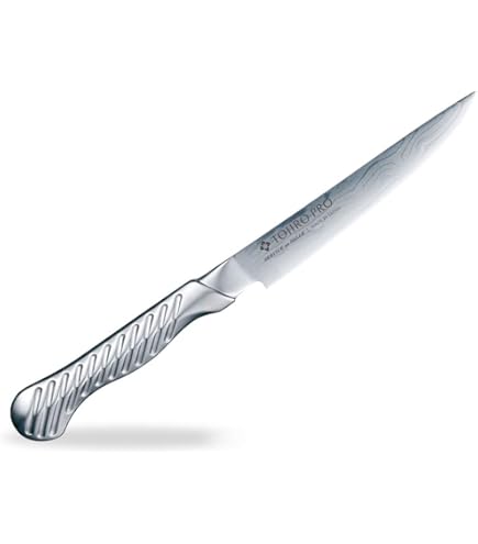 Amazon｜藤次郎プロ ニッケルダマスカス鋼 ペティナイフ 135mm F-1030