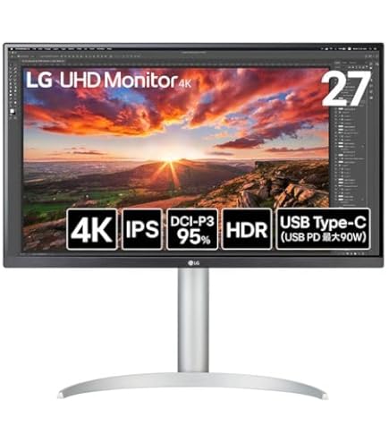 Amazon.co.jp: LG Ultrafine 27UP850K-W 27インチ 4K PCモニター - IPS