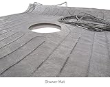 120 V、32 " x32 " Nuheatシャワーマット
