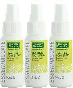 Amazon Co Jp ティーツリー フットスプレー 50g 3本セット 海外直送品 ドラッグストア