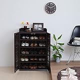 ルーバーシューズボックス 幅60/SGT-0101 ダークブラウン(db)