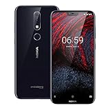 Nokia 6.1 Plus (TA-1103) 4GB / 64GB 5.8インチLTEデュアルSIM SIMフリー [並行輸入品] (ブルー)