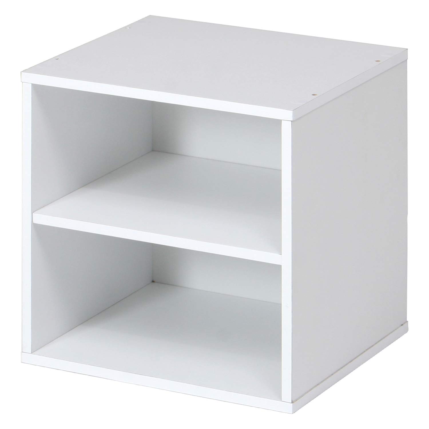 【プライムデー】【64%OFF】【837円】 不二貿易 キューブボックス 2段 幅34.5×奥行29.5×高さ34.5cm