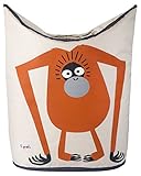 3 Sprouts(スリースプラウツ) 収納バスケット ランドリーバスケット オランウータン