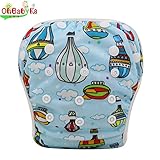 loveベビースイムパンツ おむつパンツ スイミングパンツ赤ちゃんパンツ尿漏れパンツ水泳オムツ水遊びパンツ水着おむつカバー布おむつ布ナプキン3点セット (YK03)