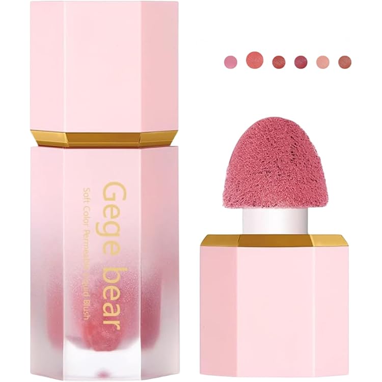 Amazon | チーク ロマンティック リキッドチーク 6カラー 06#コーラル