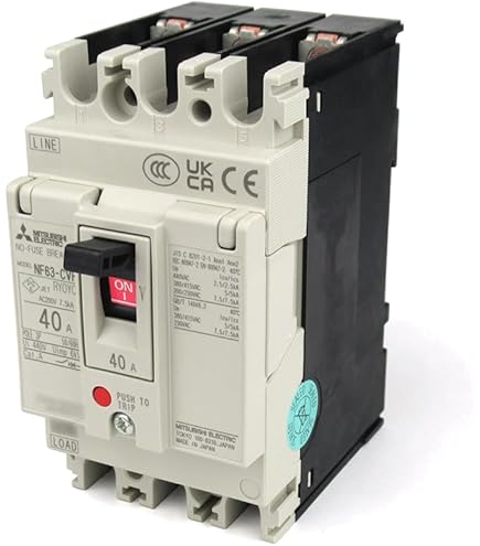 Amazon.co.jp: Mitsubishi Electric NF30-FA 2P 10A (No Fuse Circuit