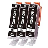 キャノン 用 BCI-330 BCI-330BK BCI-330XLBK 互換インクカートリッジ ブラック 大容量 3本セット 残量表示 個別包装 キャノン 331 330 互換 インク 対応機種： PIXUS TS8530 TS8630
