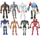 8x Real Steel Atom Midas Ambush Metro Noisey Boy Zeus 13cm PVC Action Figure Set by Shiv [並行輸入品]