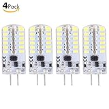 Sanniu G4 Base LED Bulb Halogen Replacement 48 LED 3014 SMD Dimmable 1.8W AC/DC 12V 160LM Bright G4 