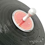 MayRecords 新しい LPレコード レーベルカバーセット アクリル防水レコード クリーニング用 ラベルプロテクター