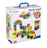 Miniland Super Blocks with Characters, 64-Pieces [並行輸入品]