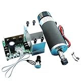 500W DC48V ER11 CNC高速ブラシ空冷スピンドルモーター+ Mach3 PWMモーターレギュレーター+ DIY彫刻用固定シート