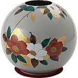 ６号丸花瓶　山茶花 ＹＪ１５‐０１