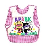 アンパンマン お食事エプロン 袖なしエプロン キッズ 女の子 男の子 ガールズ ボーイズ j-kuz05 ピンク