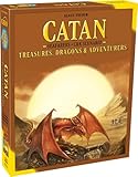 CATAN Treasures Dragons Adventurers シナリオ拡張 - 戦略ボードゲーム 子供&大人向けファミリーゲーム 対象年齢12歳以上 3~4人用 60~180分のプレイ時間 CATAN Studio製