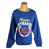 カンザスジェイホークス公式NCAAスウェットシャツIvy League by Glitterギアシャツ M
