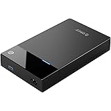 ORICO 3.5インチ ハードディスクケース USB3.0 外付けケース 2.5 / 3.5 両対応 SATA3.0 HDD/SSDケース UASP対応 12W内蔵式電源アダプター 12TBまで ドライブケース ツール不要 ブラック 3599U3