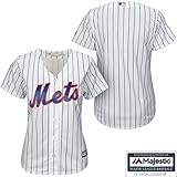 ニューヨーク・メッツMLBレディースクールベースホームジャージー( Large )