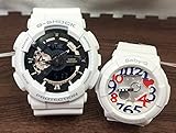 カシオ CASIO 腕時計 G-SHOCK&BABY-G ペアウォッチ 恋人たちのGショックペア　純正ペアケース入りペア腕時計 ジーショック&ベビージー ホワイト GA-110RG-7AJF BGA-130TR-7BJF 国内正規品