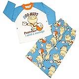 Boo Mart スムス ポスト柄 長袖パジャマ ブーマート サックス◇95cm