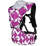 抱っこ紐 赤ちゃん用抱っこひも ベビーキャリア lanova 収納できるポケット付き 防寒 (丈夫 柔らか 通気性良い) パープル