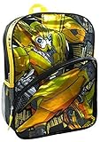 Transformers Boy's 16 inch Bumble Bee Backpack - Black and Yellow [並行輸入品]