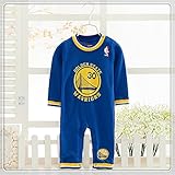 Stephen Curry 30 BABY 001 ステフィン カリー バスケ ユニフォーム ベビー服 長袖 ロンパース バスケ NBA スト系 B系 sk8【ノーブランド品】 (80) [並行輸入品
