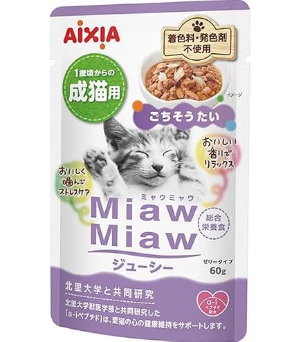 Amazon | MiawMiaw ジューシー しっとりサーモン 60g×12コ