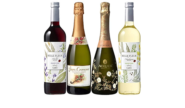 Amazon Co Jp セット 赤ワイン 華やかなデザイン 花がモチーフのかわいいラベルのワイン4本セット 750ml 4本 通販 食品 飲料 お酒