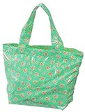 丸和貿易 スウィートコーティング トートバッグ (S) グリーンフラワー