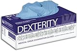 Smart Practice 431099 Dexterity Nitrile Powder Free Exam Gloves, Large, Blue (Pack of 300) by Smart 