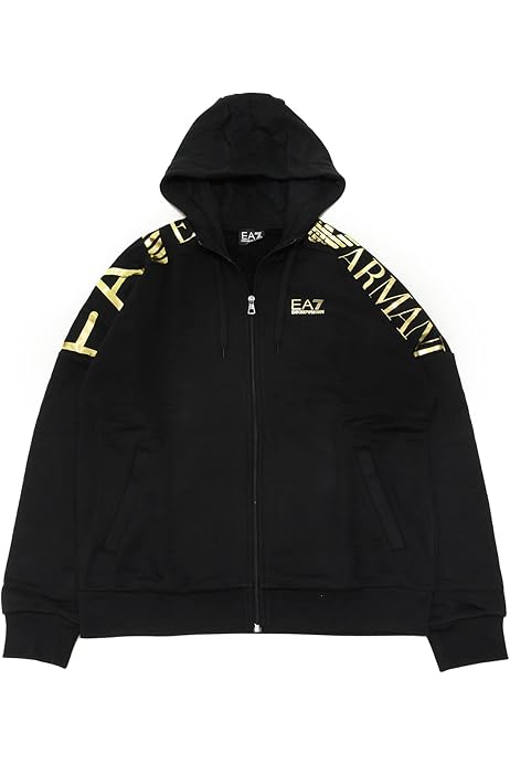 Amazon.co.jp: [エンポリオアルマーニ] EA7 スリーブロゴ ジップアップ  