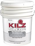 Kilz Klear multi-surface Stain Blocking内部/外部ラテックスプライマー/ Sealer、クリア、1ガロン 5 Gallon L220105 1