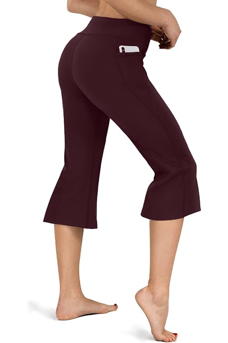 High Waist Yoga Capri Pants 