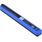 ハンディスキャナー ハンドヘルドスキャナー ポータブルスキャナー USBペンスキャナー A4 / JPG/PDFスキャナ USB 2.0スキャナ 簡単データ化(ブルー)