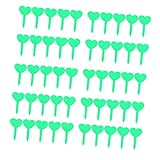 SONONIA 約50枚入り　園芸用ラベル　植物ラベル　5色　プラスチック　防水　書きやすい　多用途　再利用可能　　　　　　　　　　 - グリーン