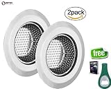 2ピースKitchen Sink Strainer withメッシュ構造 – byレトロ。Largeワイドリム4.3 in Ultimate品質、停止Clogging。Perfect for Home