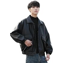 Amazon | [D.IIZOO] レザージャケット メンズ ライダースジャケット