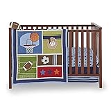 Little Bedding by NoJo 4-Piece Crib Bedding Set - High Five Sports by NoJo