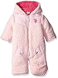 U.S. Polo Assn. Baby Girls' Whubby Shell Pram Light Pink 12 Months [並行輸入品]