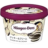 【ハーゲンダッツアイスクリーム】　ミニカップ　クッキー＆クリーム　6個
